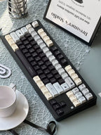 Solitude Black&Blue Keycap Set – Cherry Profile Dye-Sub PBT Custom Keycaps | Doki Lab