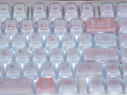 Cute My Melody Pink Keycap Set – PBT Dye-Sublimation Keycaps for Mechanical Keyboards