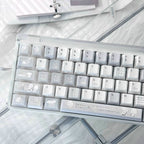 INSOMNIA KAWAII BLUE & WHITE PBT KEYCAP SET - 131 KEYS | ARKTCAT