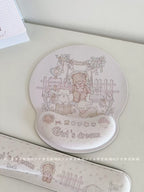 Tea Party Ergonomic Wrist Rest Mouse Pad | Cute Kawaii  Wrist Rest Mouse Pad
