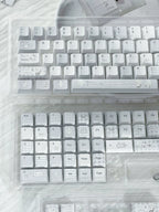INSOMNIA KAWAII BLUE & WHITE PBT KEYCAP SET - 131 KEYS | ARKTCAT