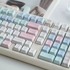 Cheese Bunny Keycap Set | Pastel Bunny Cartoon PBT Keycaps