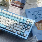 Butterfly Lovers Pearlescent Keycap Set - 121-Key PBT Dye-Sub | Arktcat x U're