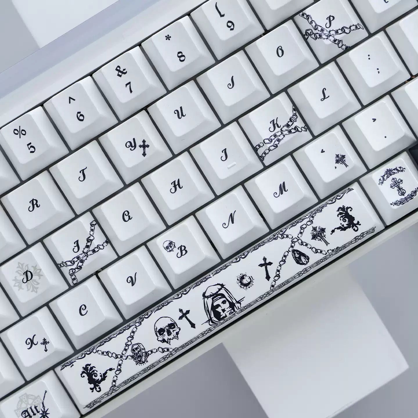 Pact of the Dead Gothic Keycap Set - 121-Key PBT Dye-Sub | Arktcat x U're