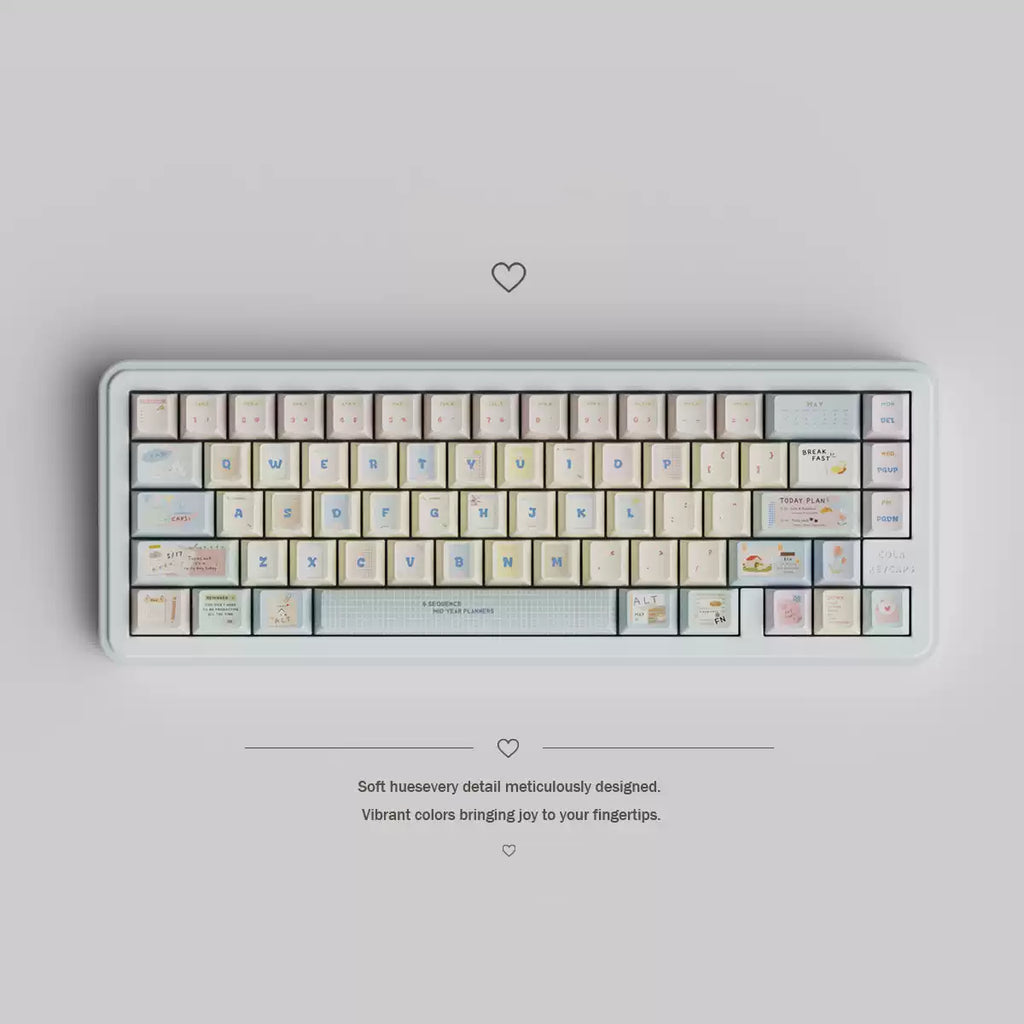 Cheese Love Note Keycap Set