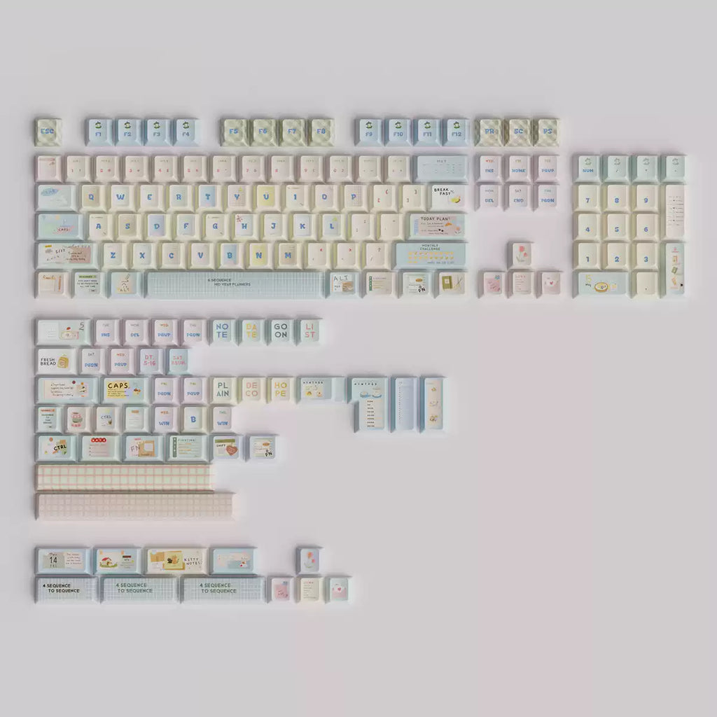 Cheese Love Note Keycap Set