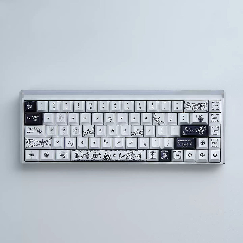 Pact of the Dead Gothic Keycap Set - 121-Key PBT Dye-Sub | Arktcat x U're