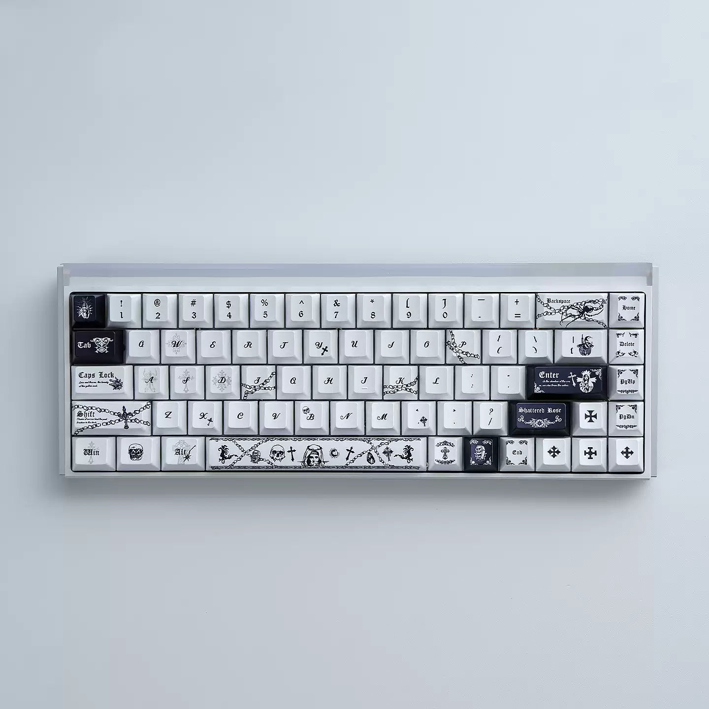 Pact of the Dead Gothic Keycap Set - 121-Key PBT Dye-Sub | Arktcat x U're