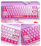 doro novelty keycaps cute cat ear esc enter spacebar pink anime girl theme 2025