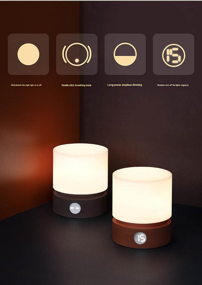 Cylindrical Night Light for home gift