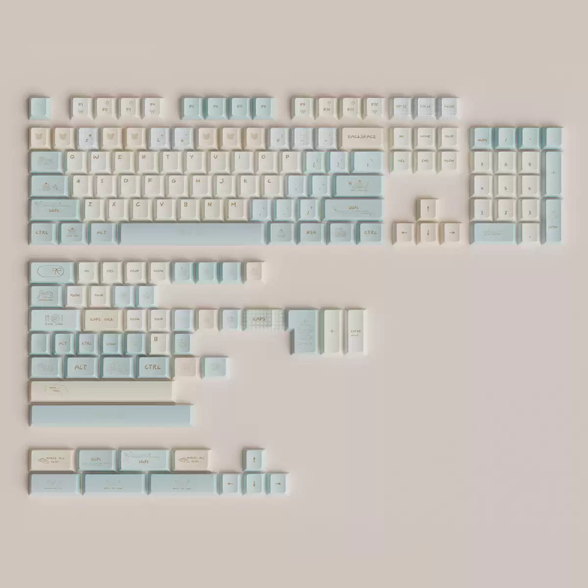 Bakery Notes Keycap Set