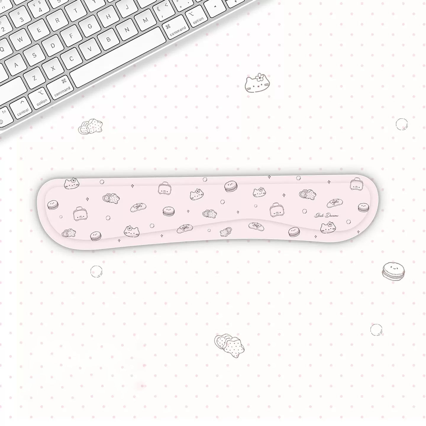 Baking Cats Memory Foam Mouse Pad | Kawaii Ergonomic Wrist Rest