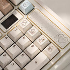 Coco Duck Keycap Set | Cute Duck Cartoon PBT Dye-Sub Keycaps | Arktcat x U're