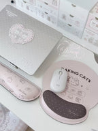 Baking Cats Memory Foam Mouse Pad | Kawaii Ergonomic Wrist Rest