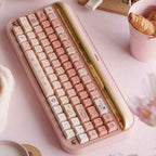 COOKING GIRL PINK GRADIENT PBT DYE-SUB KEYCAP SET - CHERRY PROFILE | ARKTCAT x BEEFUN
