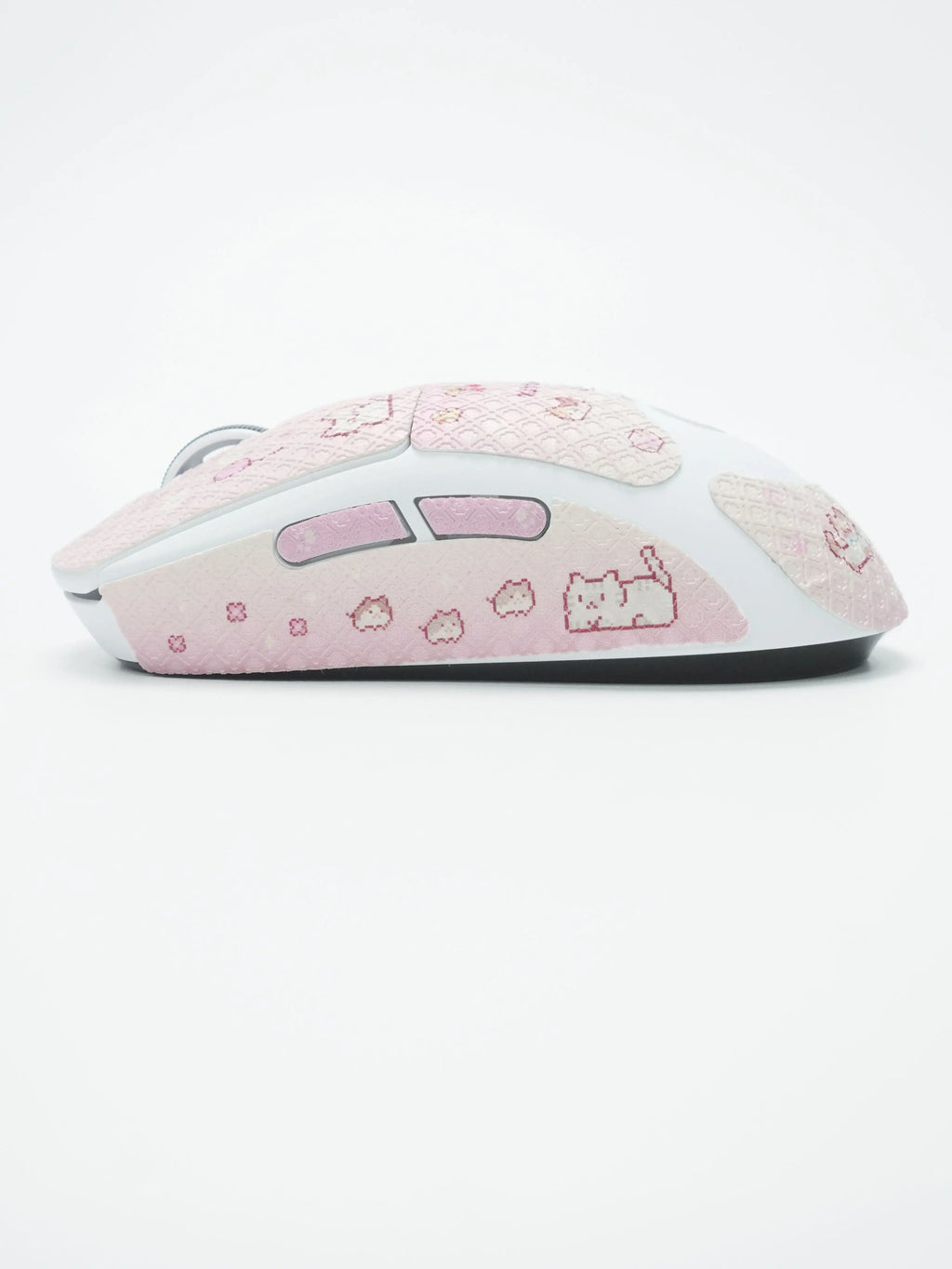 Pixel Meow Meow Mouse Grip Tape – Anti-Slip Sweat-Absorbing Skin-Friendly Sticker for Logitech G Pro Wireless GPW 2/3