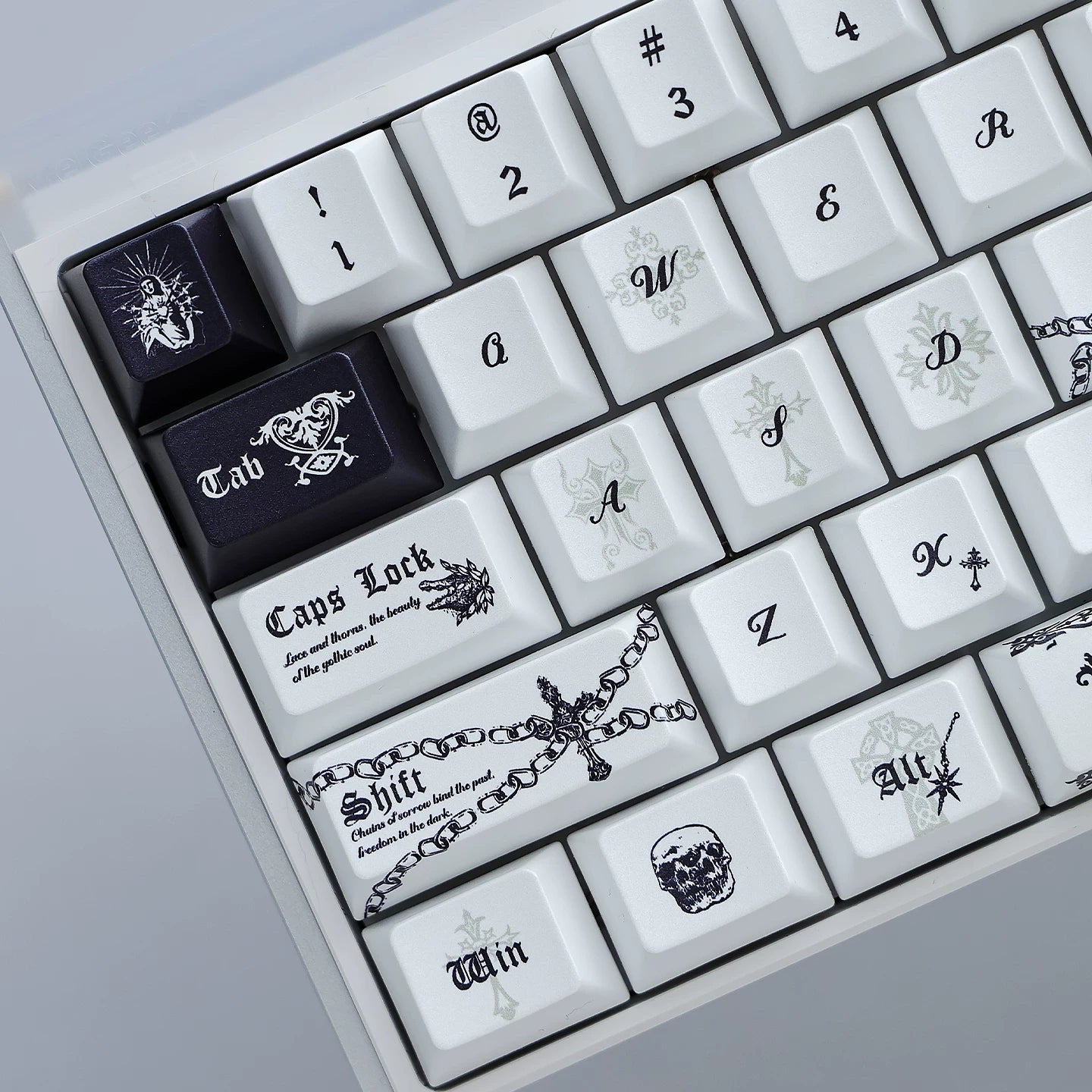 Pact of the Dead Gothic Keycap Set - 121-Key PBT Dye-Sub | Arktcat x U're