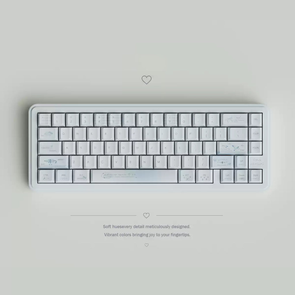Dream Island Aqua Diary Keycap Set