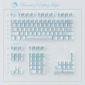 Brocade of Drifting Light Pearlescent PBT Keycap Set – Cherry Profile | U're Lab