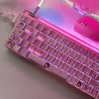 Angel Wings Handcrafted Luminous 8K Polling Rate Keyboard Cable | ARKTCAT