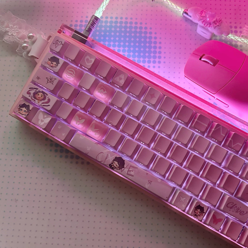 Angel Wings Handcrafted Luminous 8K Polling Rate Keyboard Cable | ARKTCAT