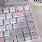 Cute My Melody Pink Keycap Set – PBT Dye-Sublimation Keycaps for Mechanical Keyboards