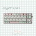 Bear Tea Party Forest Green Keycaps – PBT Dye-Sub Kawaii Set | Arktcat x Keyria Labs