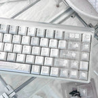 INSOMNIA KAWAII BLUE & WHITE PBT KEYCAP SET - 131 KEYS | ARKTCAT
