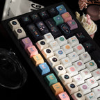 Sweet Cheese Pastry Keycaps Set – 152 Keys Rainbow Pastel PBT Dye-Sub, OEM Profile