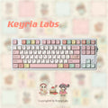 Retro Dessert Shop Keycap Set 🍒🧁- PBT Dye-Sub Kawaii Set | Keyria Labs