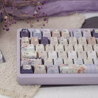 A Dream of Flowers Pearlescent Keycap Set - 121 keys PBT Dye-Sub | Arktcat x U're
