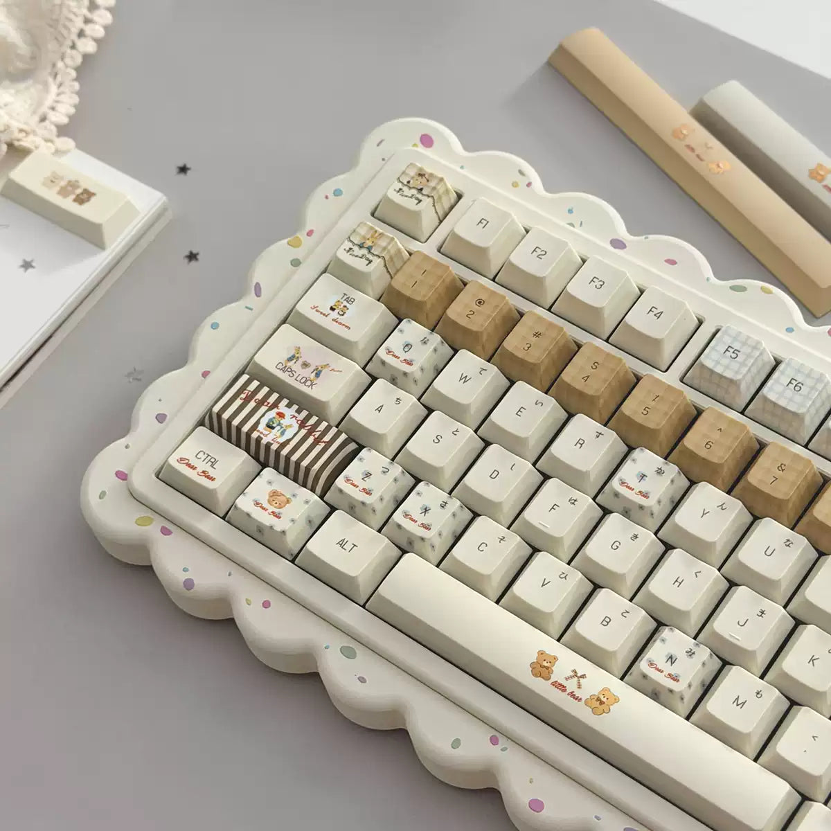 Sweet Bear & Rabbit Keycap Set