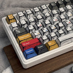 Comic Style Keycaps Set – Colorful MOA Profile, 75% / 98% / 104 Mechanical Keyboard Compatible