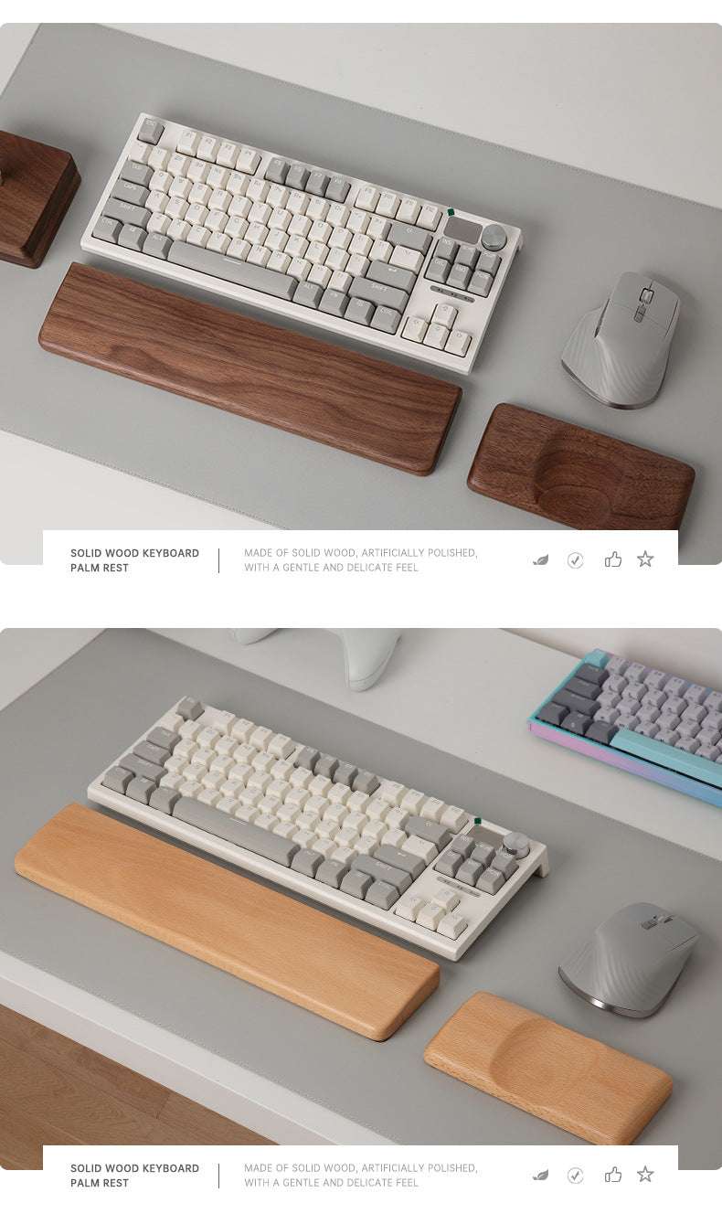 Solid Wood Keyborad Palm Rest