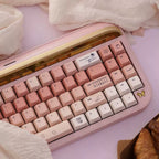 COOKING GIRL PINK GRADIENT PBT DYE-SUB KEYCAP SET - CHERRY PROFILE | ARKTCAT x BEEFUN