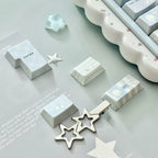 Aqua Angel Nurse Cat Keycap Set