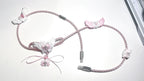 Angel Wings Handcrafted Luminous 8K Polling Rate Keyboard Cable | ARKTCAT