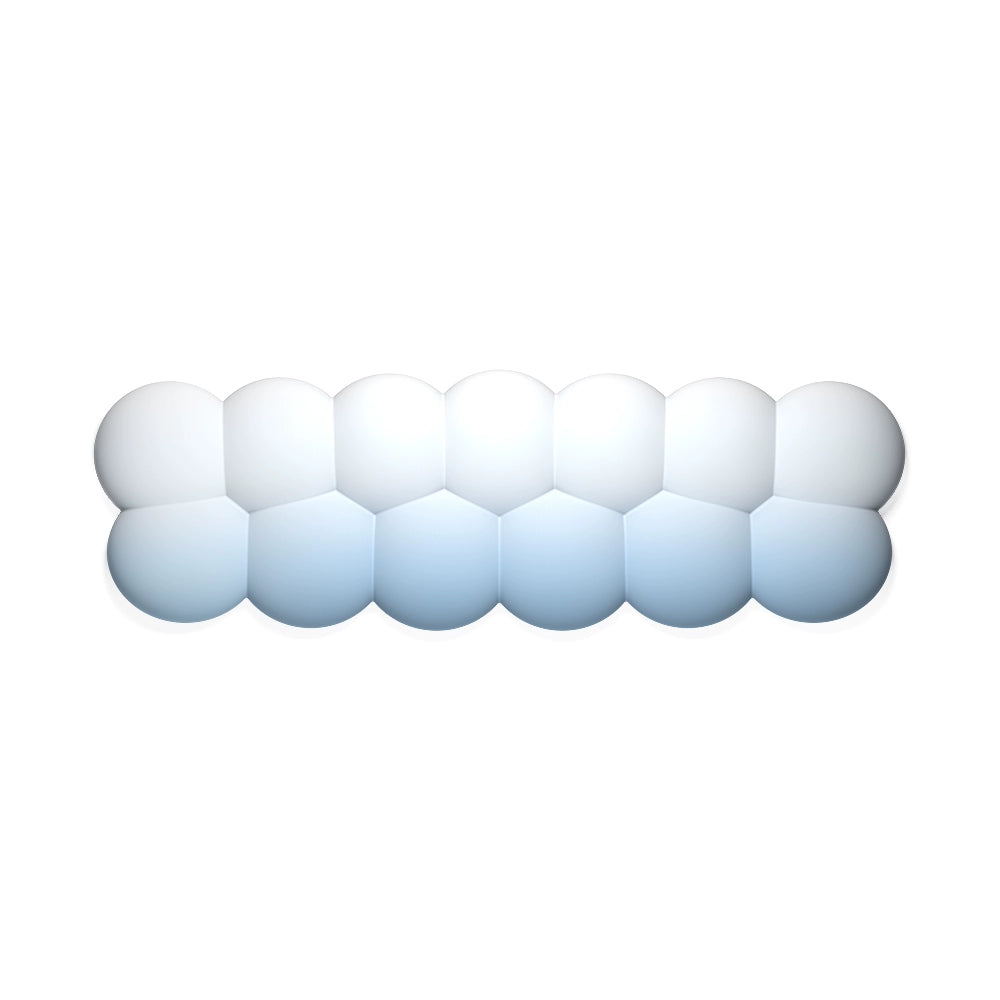 Mini Cloud Puff Wrist Rest – Kawaii Memory Foam Keyboard & Mouse Pad Set