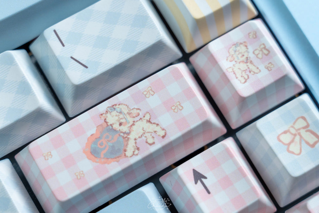 Little Lamb by the Pillow Keycaps – PBT Dye-Sub Kawaii Set | Keyria Labs