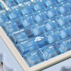 Cinnamoroll Cute Blue Keycap Set – PBT Dye-Sublimation Keycaps for Mechanical Keyboards (MOA & Cherry Profiles)