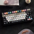 Sweet Cheese Pastry Keycaps Set – 152 Keys Rainbow Pastel PBT Dye-Sub, OEM Profile
