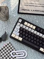 Solitude Black&Blue Keycap Set – Cherry Profile Dye-Sub PBT Custom Keycaps | Doki Lab