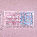 sailor moon crystal transparent pc keycaps dye-sub legends closeup rgb shine through magical girl theme 2025