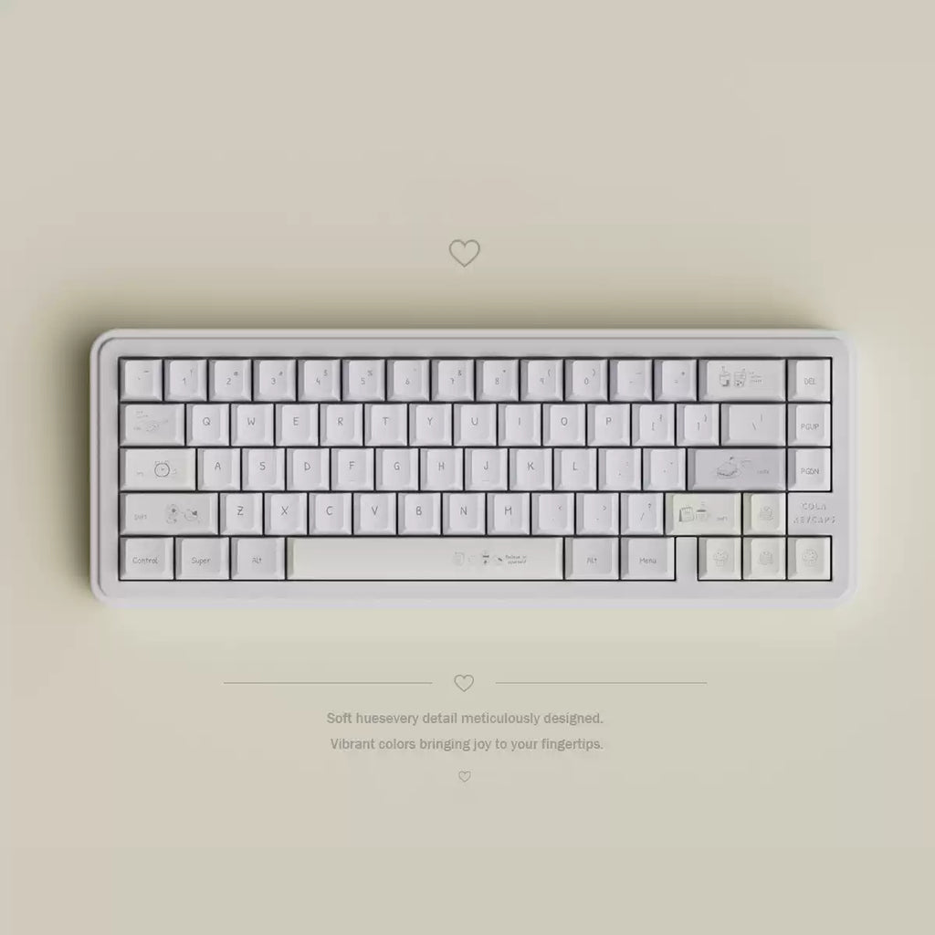Mini Memo Aesthetic Keycap Set