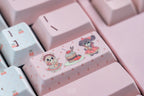 Retro Dessert Shop Keycap Set 🍒🧁- PBT Dye-Sub Kawaii Set | Keyria Labs