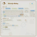 LEISURELY HOLIDAY PASTEL PBT DYE-SUB KEYCAP SET - CHERRY PROFILE | ARKTCAT x U're