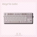 Bear Tea Party Pink Keycaps – PBT Dye-Sub Kawaii Set | Arktcat x Keyria Labs