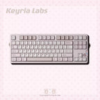 Bear Tea Party Pink Keycaps – PBT Dye-Sub Kawaii Set | Arktcat x Keyria Labs