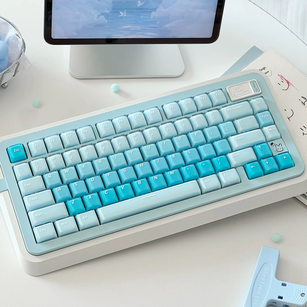 SWEET PUDDING DOUBLE-SHOT JELLY KEYCAP SET - 130 KEYS (CHERRY PROFILE) | ARKTCAT