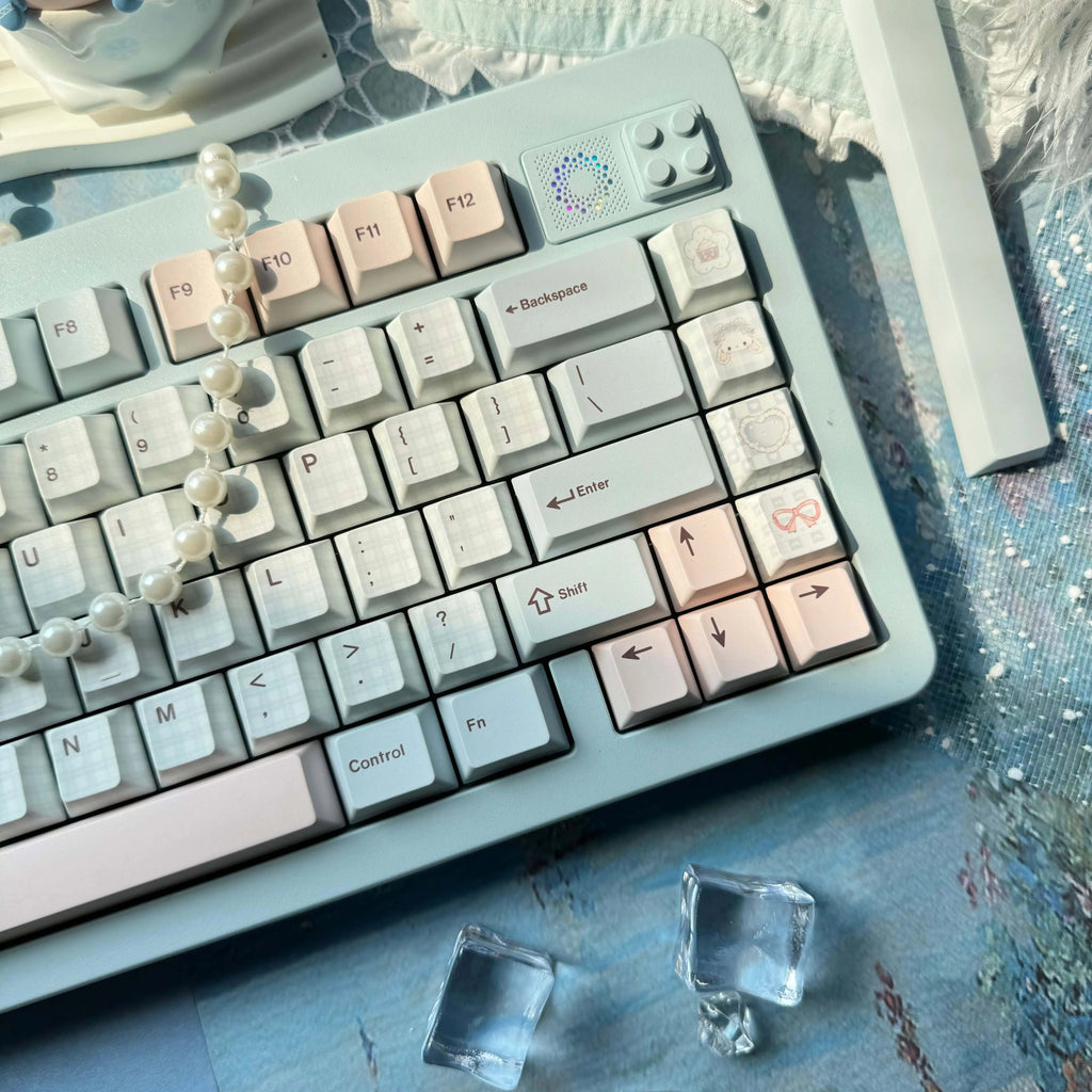 Bear Tea Party Powder Blue Keycaps | Arktcat x Keyria Labs